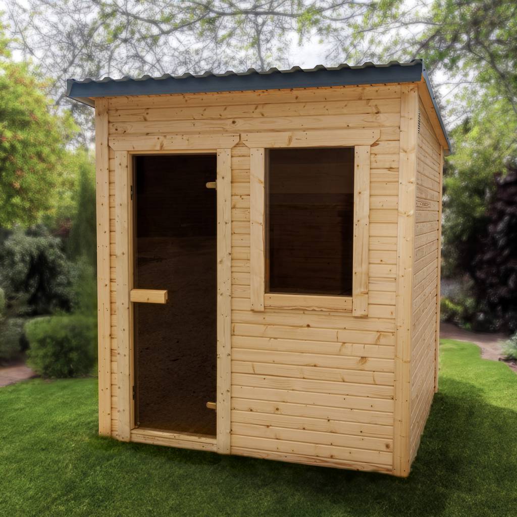 Zahradní sauna amRelax – designový doplněk a účinky na zdraví i psychiku